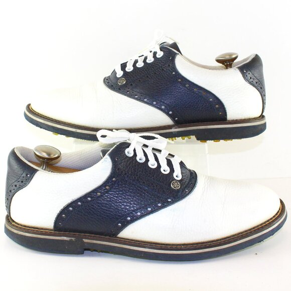 G/Fore Gallivanter Two Tone Leather Golf Shoes Mens (US 10.5/EU 43.5) - Picture 3 of 8
